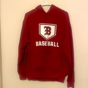 Red Baseball Hoodie